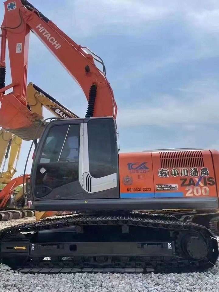 Ερπυστριοφόρος εκσκαφέας 90%new 20 ton Korea Original made HITACHI ZX200 used hydraulic crawler excavator in ready stock: φωτογραφία 4