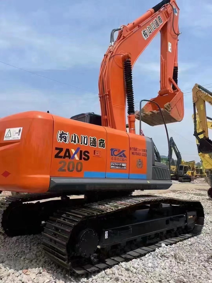 Ερπυστριοφόρος εκσκαφέας 90%new 20 ton Korea Original made HITACHI ZX200 used hydraulic crawler excavator in ready stock: φωτογραφία 7