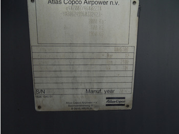 ATLAS COPCO XAHS186 - Αεροσυμπιεστής: φωτογραφία 2