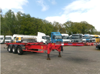 Asca 3-axle container trailer 20-40-45 ft + hydraulics - Επικαθήμενο μεταφοράς εμπορευματοκιβωτίων/ Κινητό αμάξωμα: φωτογραφία 2