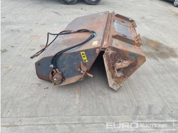  Case Hydraulic Sweeper Collector to suit Skid Steer Loader - σκούπα