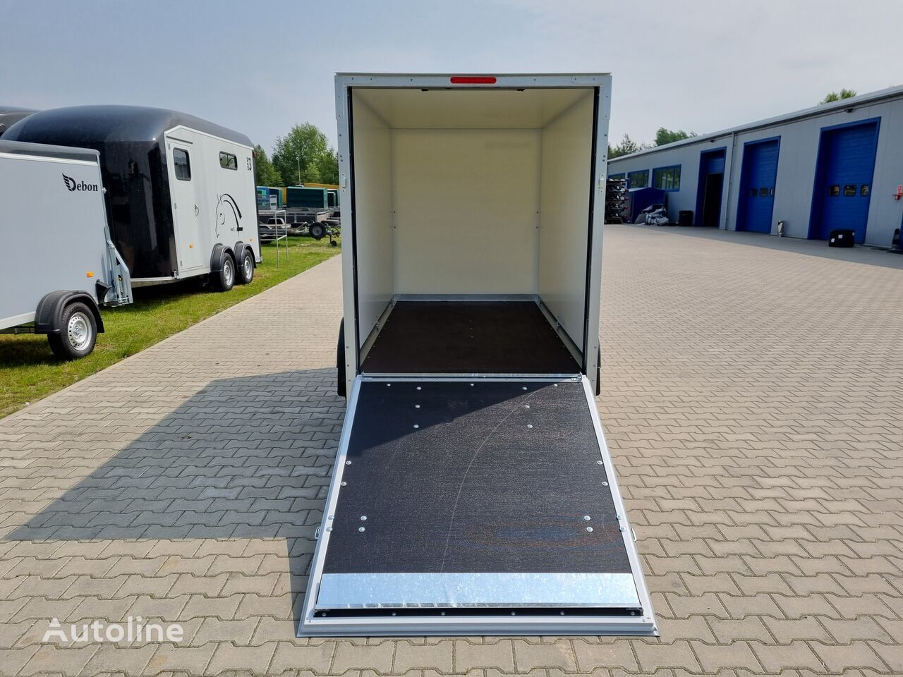 Νέα Ρυμούλκα κόφα Brenderup Cargo CD260UB kontener fourgon box trailer 750 kg GVW ramp: φωτογραφία 13