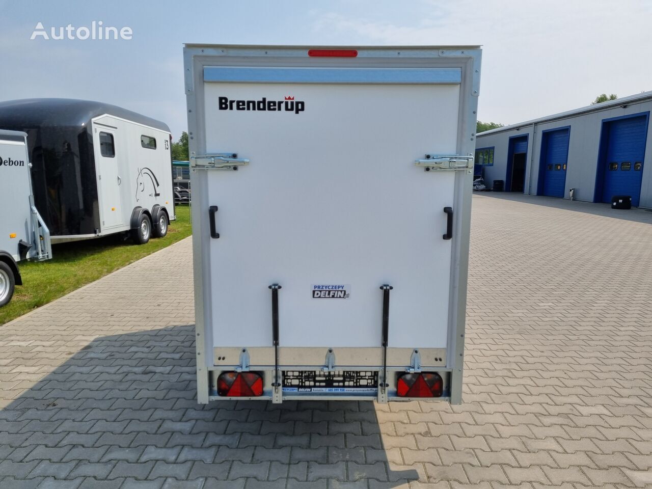 Νέα Ρυμούλκα κόφα Brenderup Cargo CD260UB kontener fourgon box trailer 750 kg GVW ramp: φωτογραφία 8