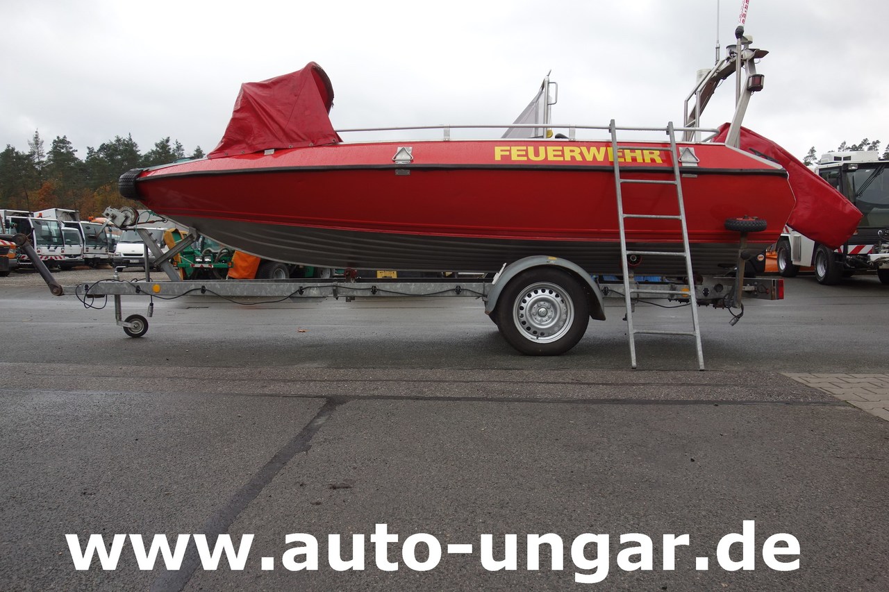 Πυροσβεστικό όχημα Buster Boot Fiskas RTB Alu Feuerwehrboot Mehrzweckboot Buster L Fiskars 50PS mit Anhänger: φωτογραφία 19
