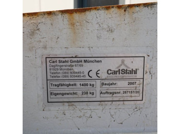 Παρελκόμενα για Ανυψωτικό μηχάνημα Carl Stahl Battery change hook: φωτογραφία 4