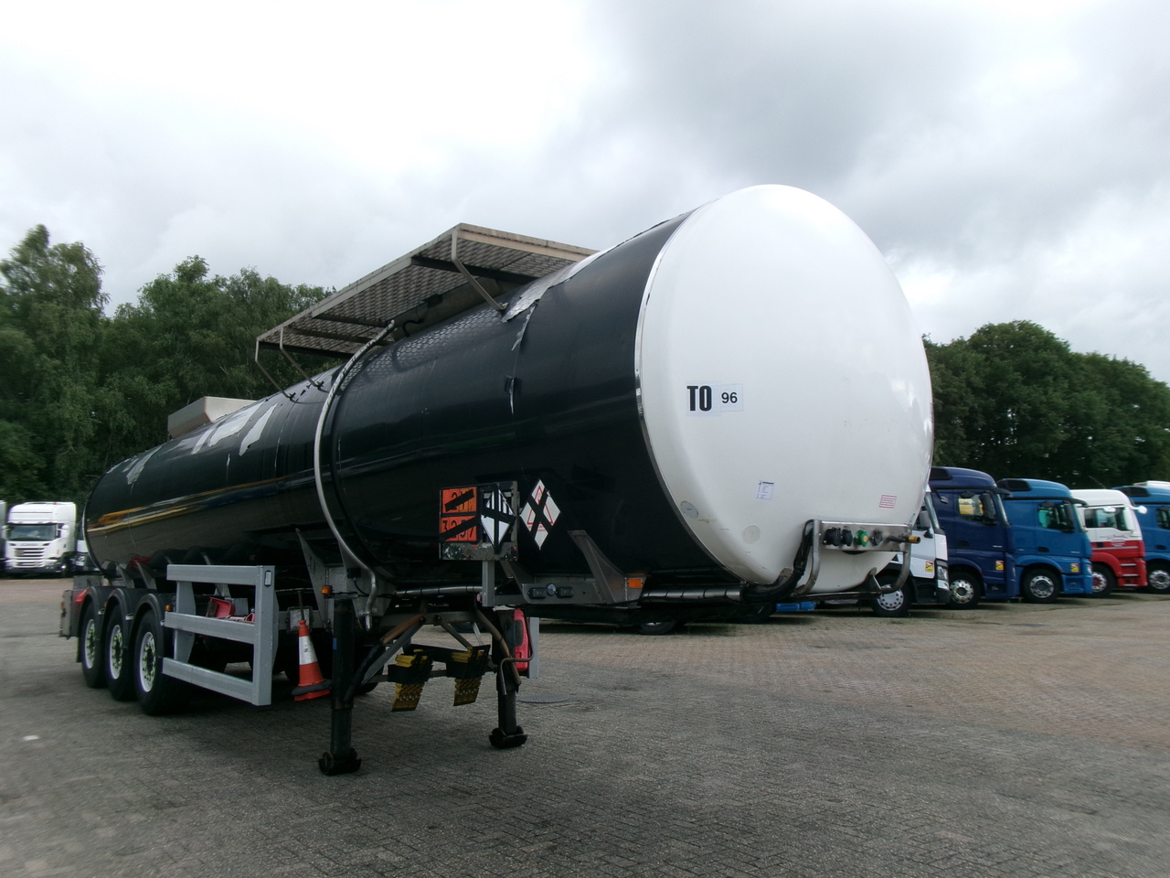 Επικαθήμενο βυτίο για τη μεταφορά ασφάλτου Clayton Bitumen tank inox 31 m3 / 1 comp: φωτογραφία 2