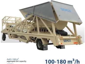 SEMIX Dry Type Mobile Concrete Batching Plant - Εργοστάσιο σκυροδέματος