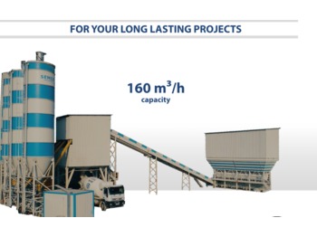 SEMIX Stationary Concrete Batching Plant 160 m³/h - Εργοστάσιο σκυροδέματος