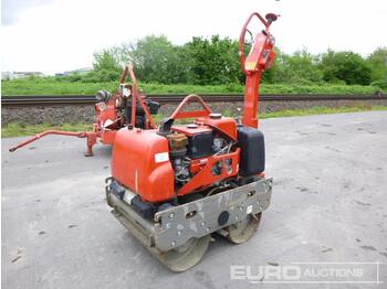  Mikasa Walk Behind Double Drum Vibrating Roller - Μικρος ασφαλτικός οδοστρωτήρας