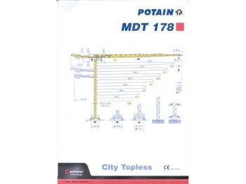 Potain MDT 178 - Πυργογερανός