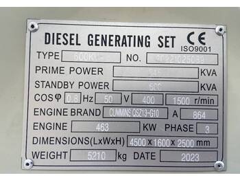 Βιομηχανική γεννήτρια Cummins QSZ13-G10 - 600 kVA Generator - DPX-19847: φωτογραφία 4