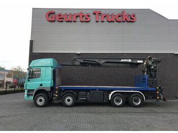 Φορτηγό με γερανό DAF CF 460 8X4 + MKG HMK 401/kran/kraan/Montagekran/: φωτογραφία 1