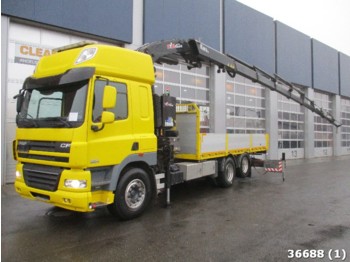 Φορτηγό DAF FAS 85 CF 510 6x2 Euro 5 Hyva 36 ton/meter laadkraan: φωτογραφία 1