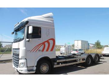 Φορτηγό μεταφοράς εμπορευματοκιβωτίων/ Κινητό αμάξωμα DAF FAS XF480Z 6x2 Euro 6: φωτογραφία 1