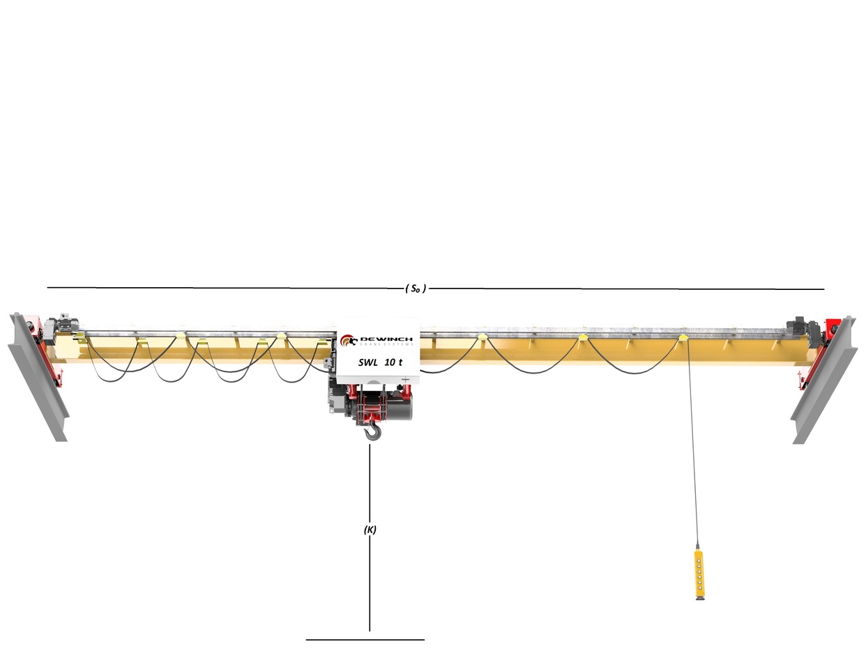 Νέα Πυλώνας γερανός DEWINCH 10 ton -5 Ton Gantry Crane  -Monorail Crane -Single Girder Crane: φωτογραφία 14