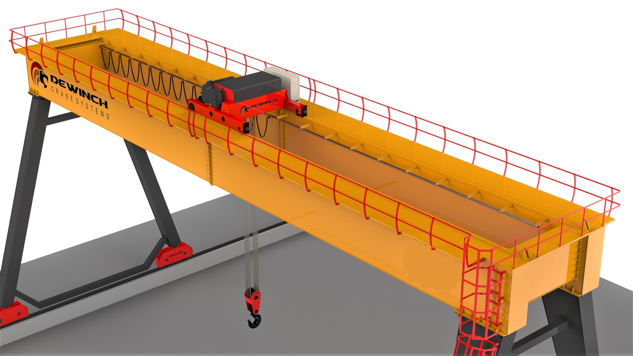 Νέα Πυλώνας γερανός DEWINCH 10 ton -5 Ton Gantry Crane  -Monorail Crane -Single Girder Crane: φωτογραφία 4