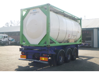 Εμπορευματοκιβώτιο-δεξαμενή, Επικαθήμενο Danteco Food tank container inox 20 ft / 25 m3 / 1 comp: φωτογραφία 4