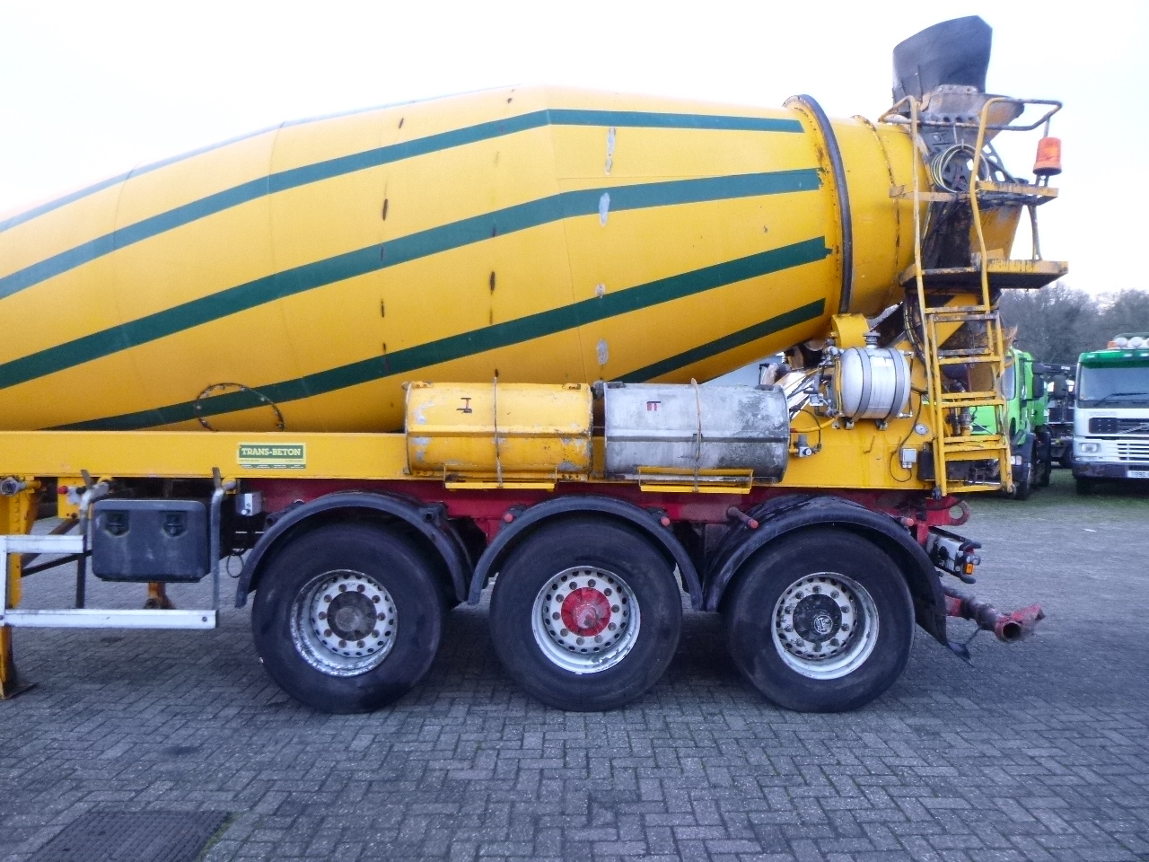 Μπετονιέρα επικαθήμενο De Buf Concrete mixer trailer BM12-39-3 12 m3: φωτογραφία 5