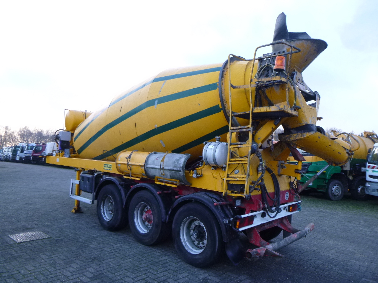 Μπετονιέρα επικαθήμενο De Buf Concrete mixer trailer BM12-39-3 12 m3: φωτογραφία 3