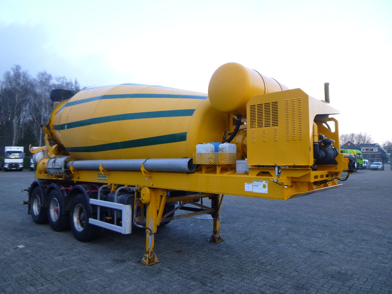 Μπετονιέρα επικαθήμενο De Buf Concrete mixer trailer BM12-39-3 12 m3: φωτογραφία 2