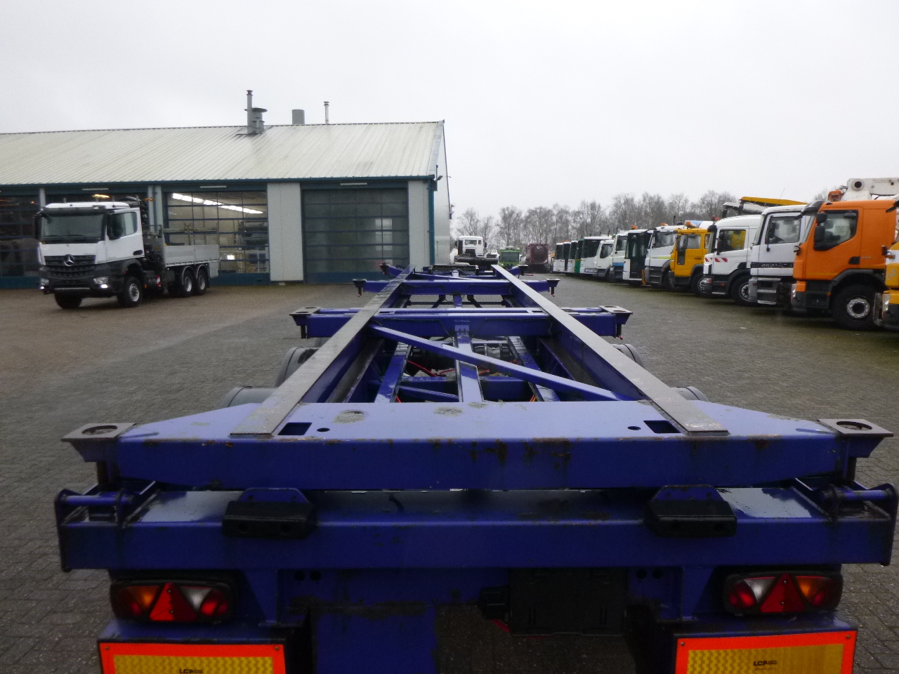 Επικαθήμενο μεταφοράς εμπορευματοκιβωτίων/ Κινητό αμάξωμα Dennison Container trailer 20-30-40-45 ft: φωτογραφία 5