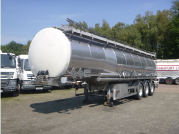 Επικαθήμενο βυτίο για τη μεταφορά χημικών ουσιών Dijkstra Chemical tank inox 37.5 m3 / 5 comp: φωτογραφία 1