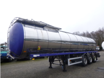Επικαθήμενο βυτίο για τη μεταφορά καυσίμων EKW Heavy oil tank inox 32.6 m3 / 1 comp: φωτογραφία 1