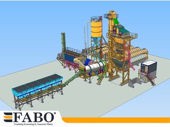 Εργοστάσιο ασφάλτου FABO Installation of asphalt of any capacity mobile and fixed.: φωτογραφία 1