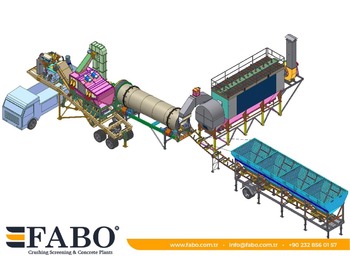 Νέα Εργοστάσιο ασφάλτου FABO Installation of asphalt of any capacity mobile and fixed.: φωτογραφία 1