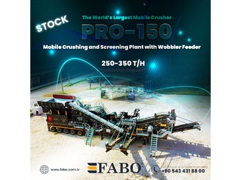 Νέα Κινητός σπαστήρας FABO PRO-150 MOBILE CRUSHER | WOBBLER FEEDER: φωτογραφία 1