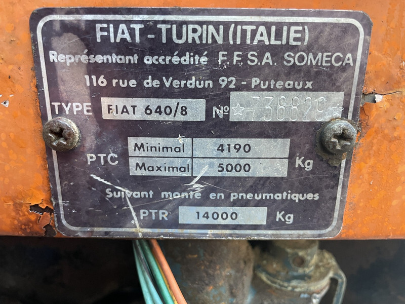 Τρακτέρ Fiat 640: φωτογραφία 11