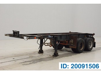 Επικαθήμενο μεταφοράς εμπορευματοκιβωτίων/ Κινητό αμάξωμα Flandria 20 ft skelet: φωτογραφία 1
