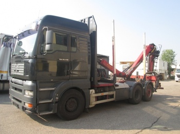 MAN TGA 26.430 6x2 Holztransporter, Epsilon E90Z81 ,Euro4 - Δασική ρυμούλκα