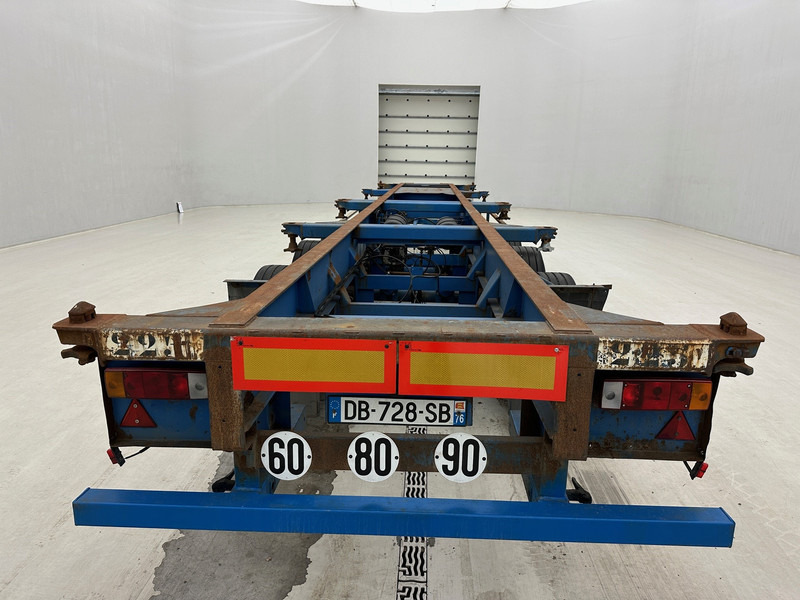 Επικαθήμενο μεταφοράς εμπορευματοκιβωτίων/ Κινητό αμάξωμα Fruehauf Skelet 2 x 20-30-40 ft: φωτογραφία 5