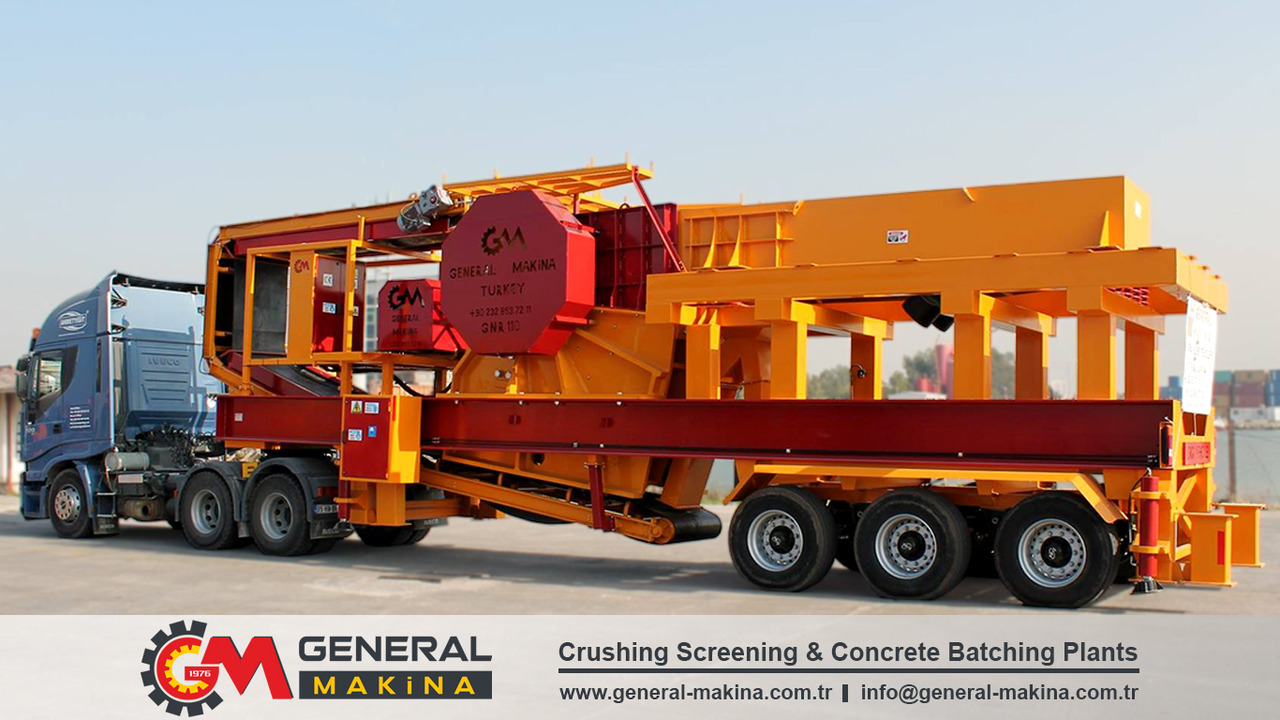 Νέα Θραυστήρας σιαγόνων GENERAL MAKİNA Mobile Crushing System With Jaw Crusher: φωτογραφία 2