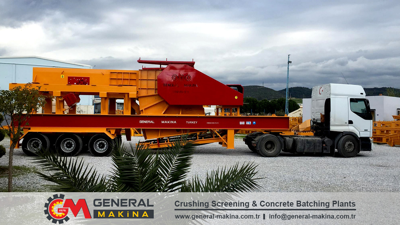 Νέα Θραυστήρας σιαγόνων GENERAL MAKİNA Mobile Crushing System With Jaw Crusher: φωτογραφία 3