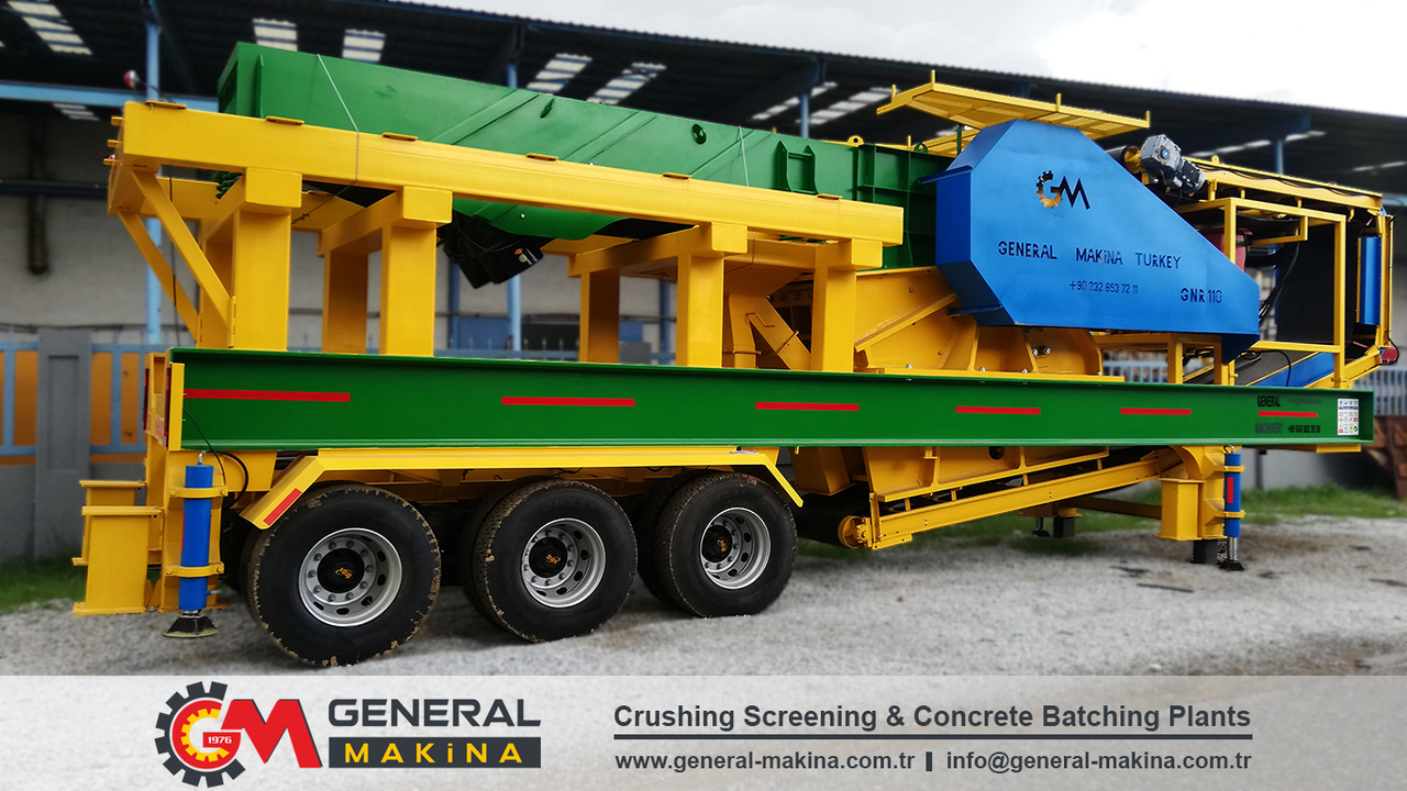 Νέα Θραυστήρας σιαγόνων GENERAL MAKİNA Portable Crushing Plant: φωτογραφία 8