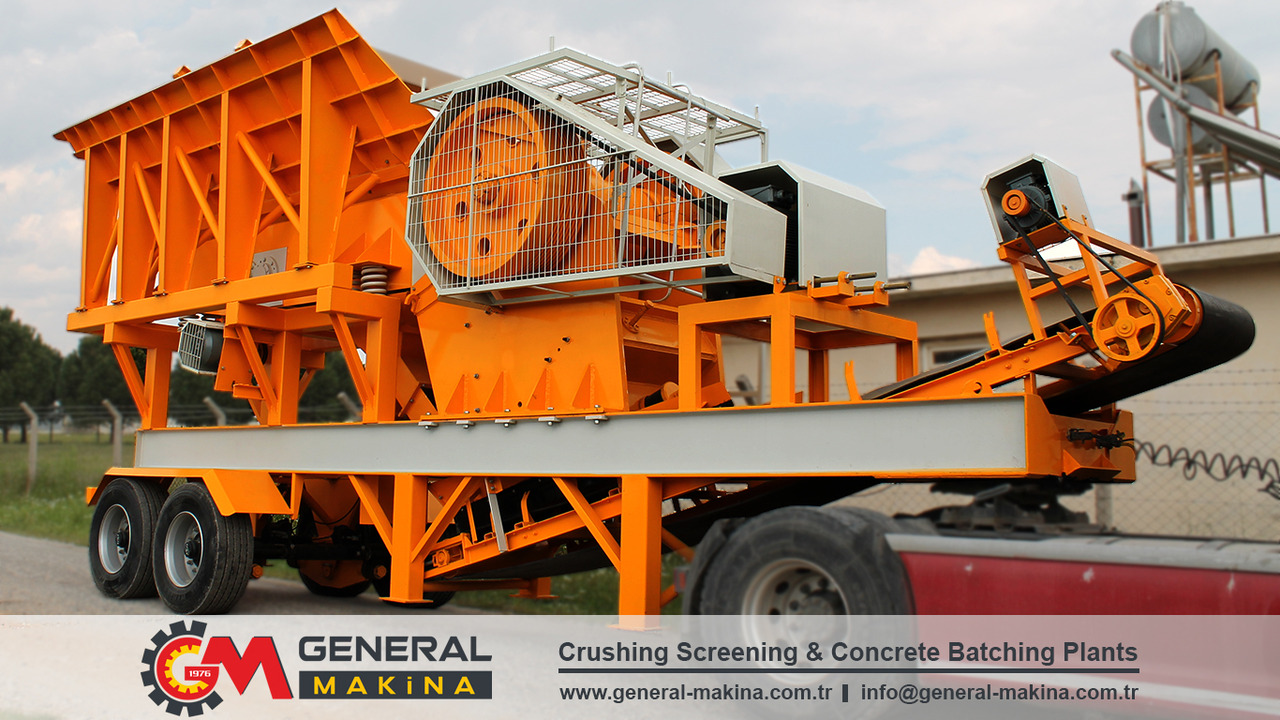 Νέα Θραυστήρας σιαγόνων GENERAL MAKİNA Portable Crushing Plant: φωτογραφία 12