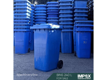 Απορριμματοφόρο - αμάξωμα Garbage bins | 240 L | Blue: φωτογραφία 1
