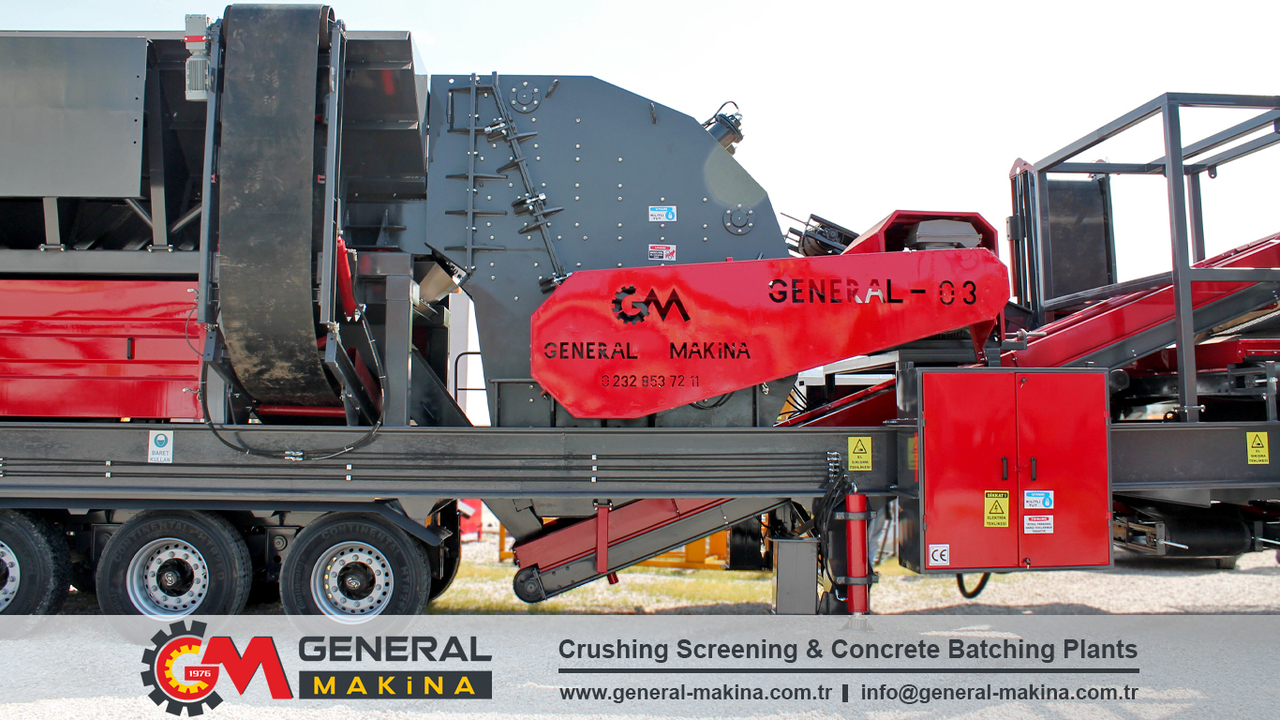 Νέα Κινητός σπαστήρας General Makina Mobile Crushers 01-02-03 Series: φωτογραφία 4