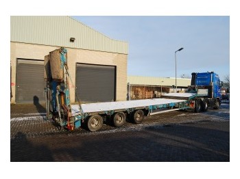 Επικαθήμενο με χαμηλό δάπεδο για τη μεταφορά βαρέως εξοπλισμού Goldhofer low loader 3 axle: φωτογραφία 1