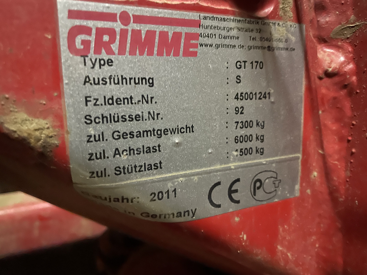 Πατατοεξαγωγέας Grimme GT 170: φωτογραφία 3