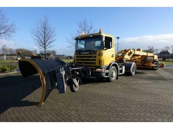 Scania R124.400 RUNWAY AIRPORT SWEEPER FLUGHAFEN SCHNEE  - Εξοπλισμός επίγειας εξυπηρέτησης
