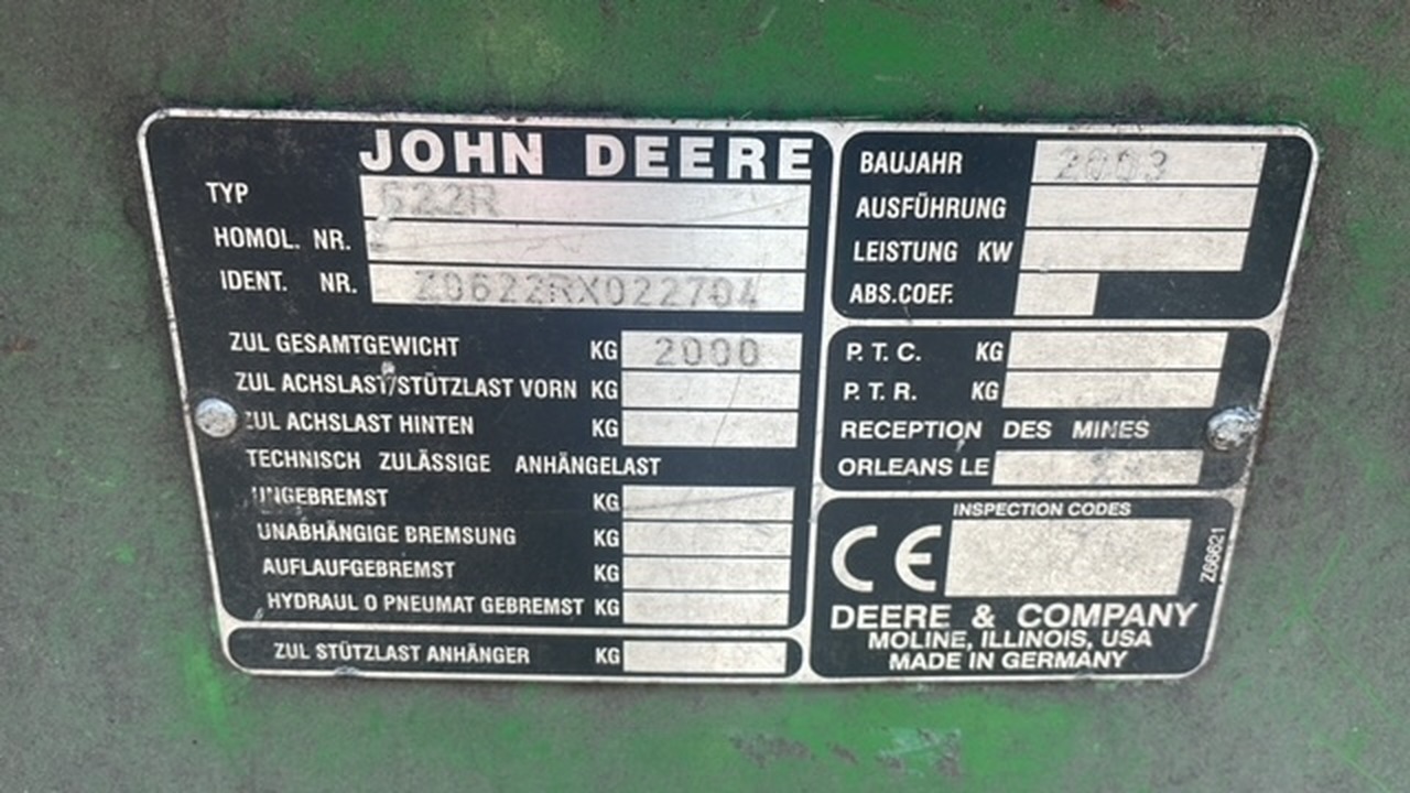 Θεριζοαλωνιστική μηχανή - κεφαλή Heder - John Deere 620 | Heder - John Deere 622: φωτογραφία 7