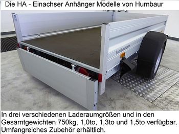 Νέα Ρυμούλκες αυτοκίνητο Humbaur - HA132513FS Einachser ohne Klappe vorne: φωτογραφία 1