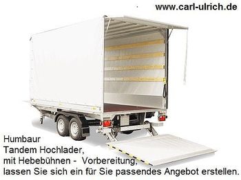 Νέα Τρέιλερ κουρτίνα Humbaur - HT354121 Hebebühnen-Anhänger Rohrzugdeichsel: φωτογραφία 1