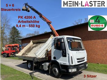 Όχημα με ανατρεπομενη καροτσα Iveco ML75E16 3 S-Kipper PK 4200 9,4m-550 kg Greifer: φωτογραφία 1