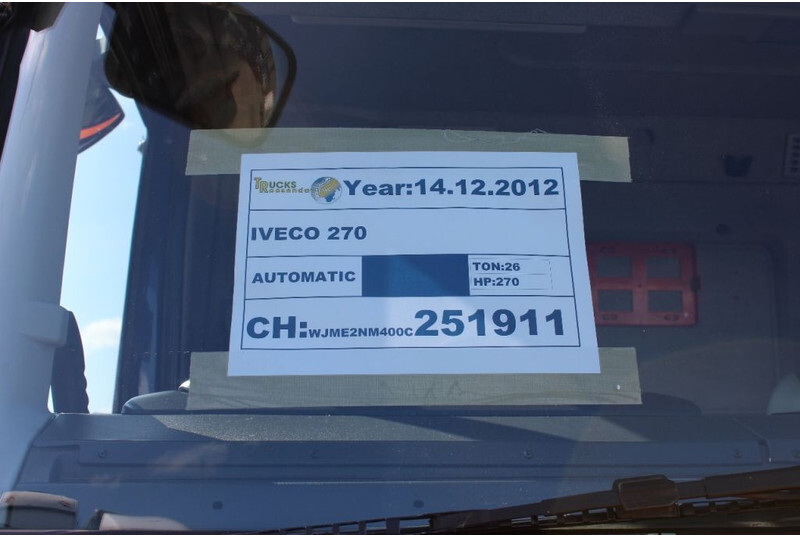 Απορριμματοφόρο Iveco Stralis 270 CNG + GARBAGE + EURO 5 + 6X2 + RETARDER: φωτογραφία 18