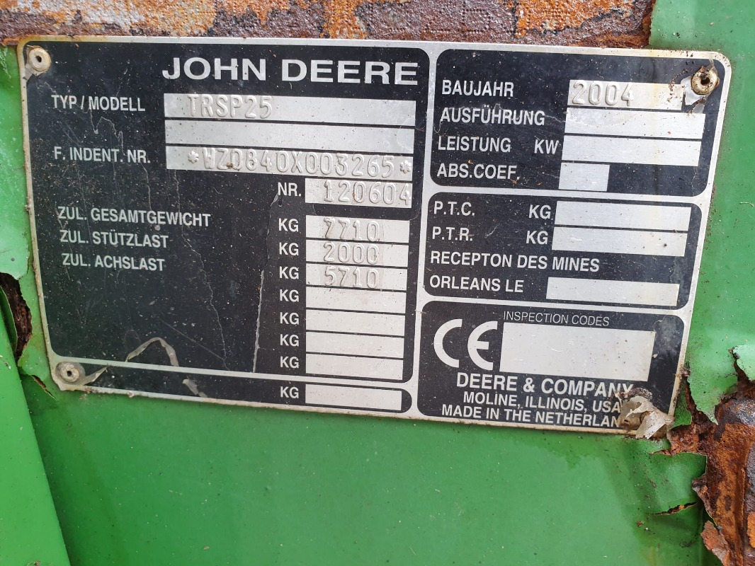 Ψεκαστικό John Deere 840: φωτογραφία 3