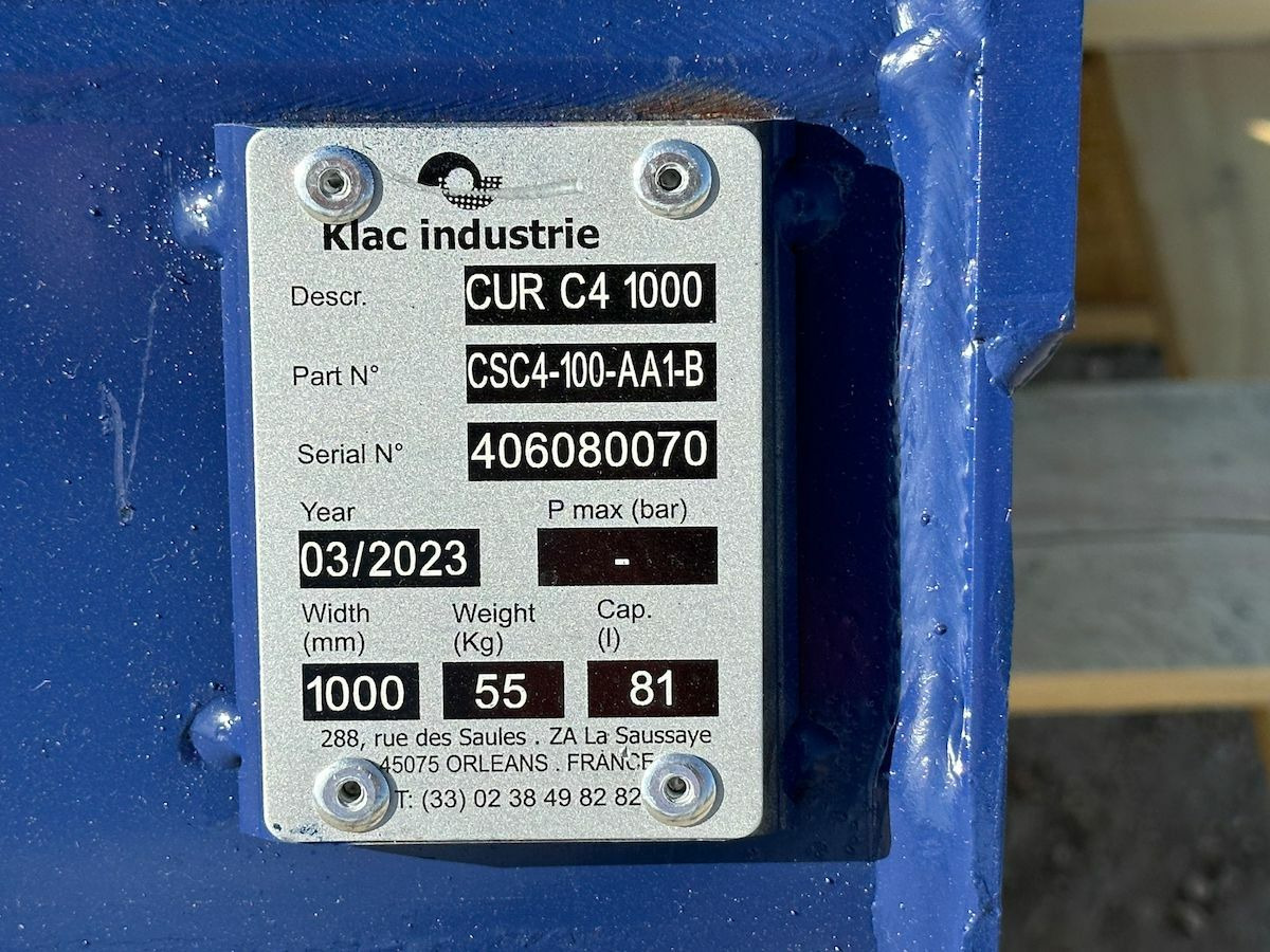 Κουβάς για εκσκαφέα για Κατασκευή μηχανήματα KLAC C: φωτογραφία 15